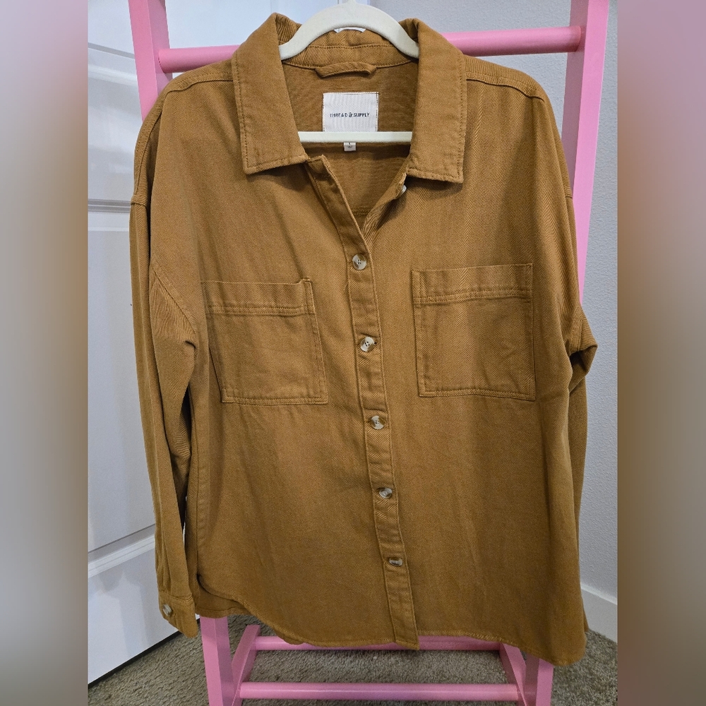 NWOT Thread & Supply women's button down